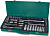 Набор торцевых головок 1/4", 3/8" (4-24 мм) 57 пр. S04H3157S JONNESWAY купить в Новосибирске