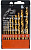 Набор сверл по металлу 1-10мм (10шт.) шаг1 Р6М5-TiN пласт.футляр НС11 (JSD) купить в Новосибирске - ТД Монолит