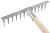 Грабли витые 14-зубые, 340 мм дерев.черенок1300мм (СИБРТЕХ) купить в Новосибирске - ТД Монолит
