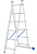 Лестница алюм.двухсекционная 2*6 ступеней СИБРТЕХ купить в Новосибирске - ТД Монолит